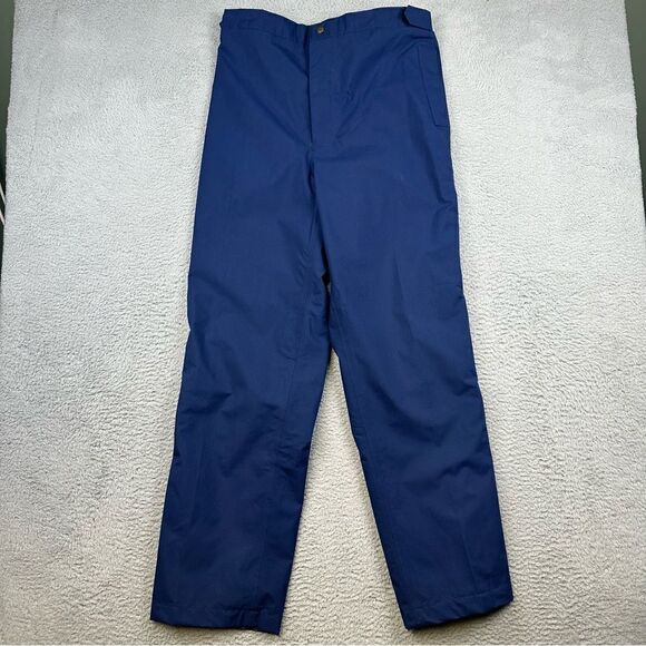Tourney Rain Pants Mens Large Blue Branded Waterproof Fabric Outdoor Hiking Camp - Picture 1 of 16